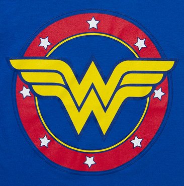 Wonder Woman Hockey Stripe Ladies' Tee